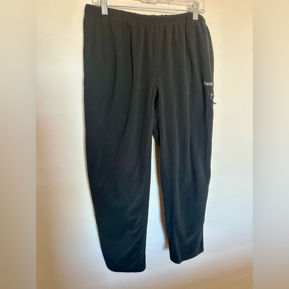 Sherpa XL black fleece pants